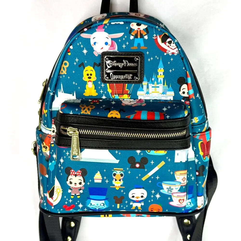 Loungefly x Disney Parks Chibi Characters Mini Backpack